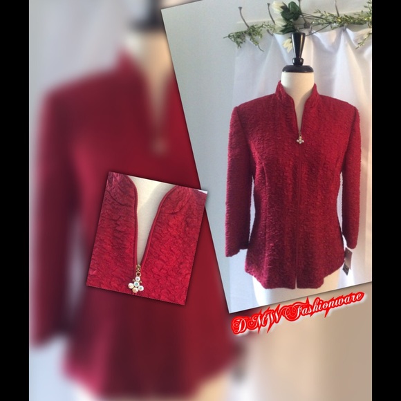🎉SALE🎉🌹Alex Evenings Red Blazer/Jacket🌹