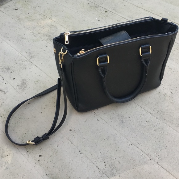 Black Polyester Purse