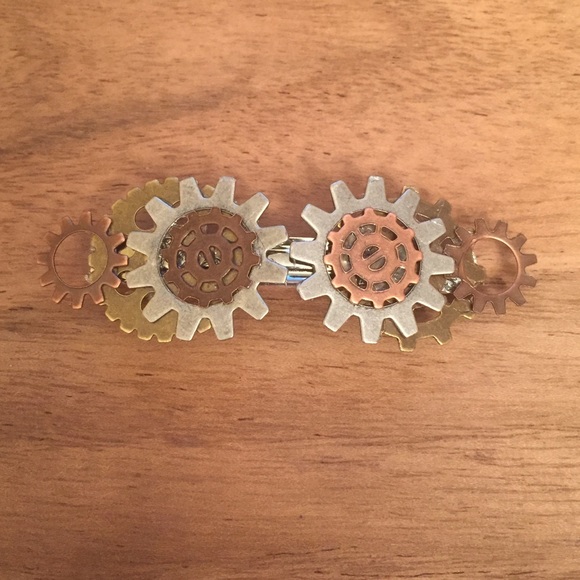 Medium Multi Color Industrial Steampunk Hair Clip - Picture 1 of 1
