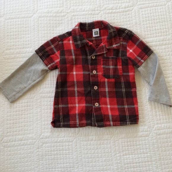 Red Flannel Button Up
