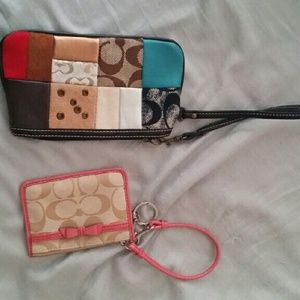 Coach wristlets