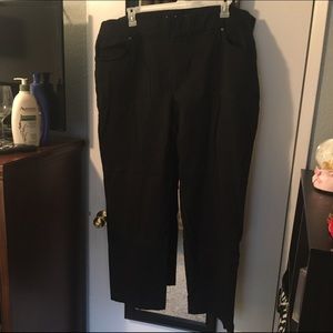 Black jeans elastic waist size 24