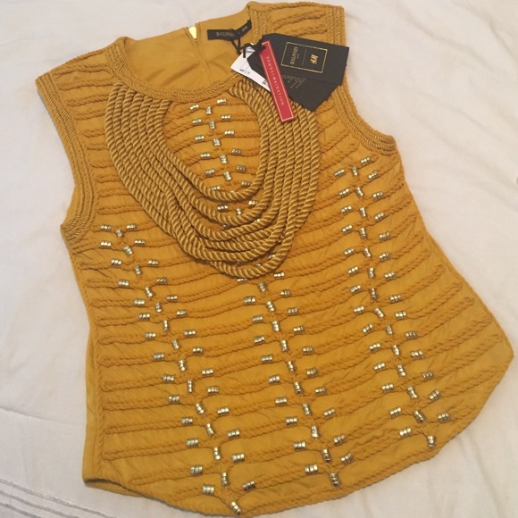 Balmain Tops - Balmain H&M shirt