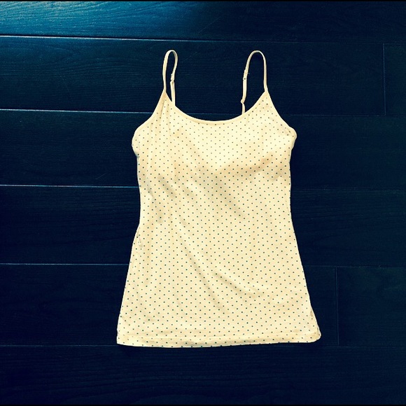 Yellow polka-dot Cami tank