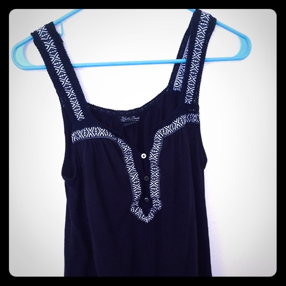 Navy tank top