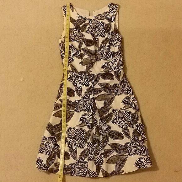 J. Crew sleeveless Polynesian flower print dress - Picture 4 of 4