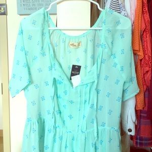 Hollister peplum top