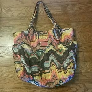 Marc by Marc Jacobs rainbow nylon tote