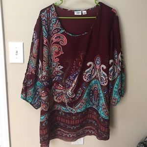 Cato Paisley Tunic