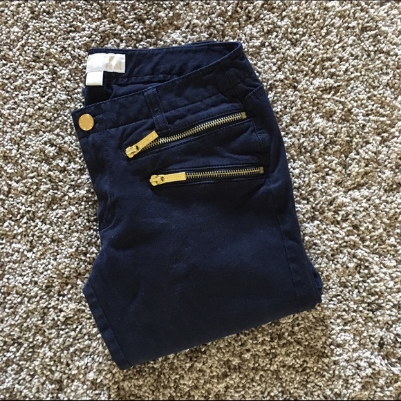 MICHAEL KORS SKINNY PANTS - NAVY
