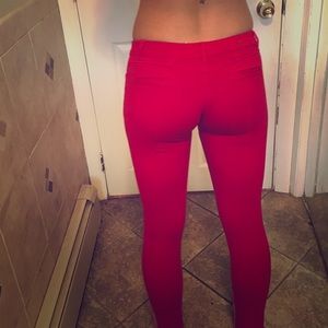 Sexy Red Jeggings