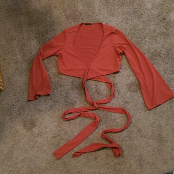 Burnt orange crop wrap