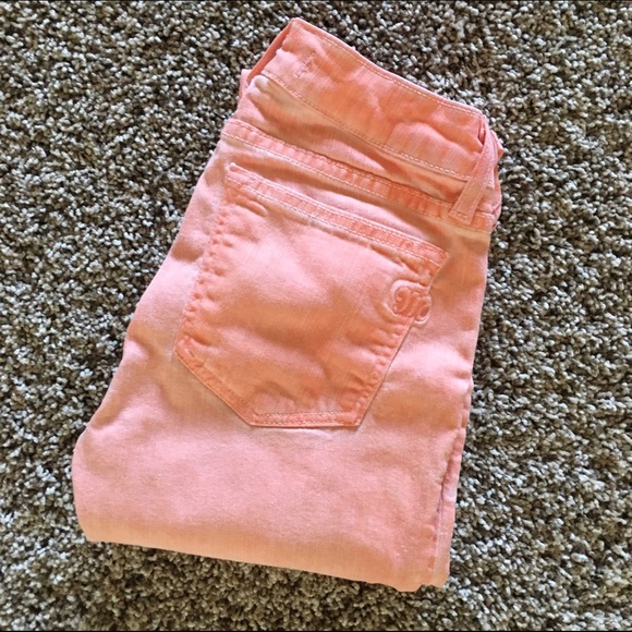 CORAL MISS ME SKINNY JEANS
