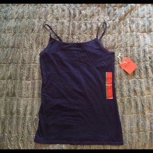 Navy blue Mossimo shelf bra tank top size medium