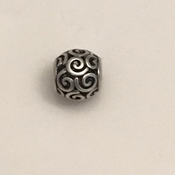 Pandora open swirls charm