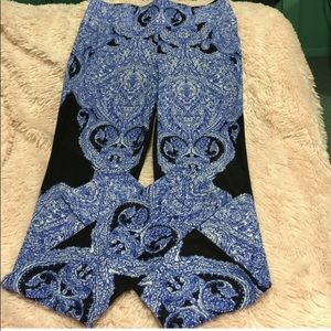 🎉🎁25%off 2+🎁🎉 INC Blue Paisley Leggings