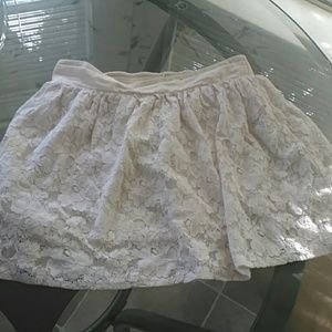Flower lace skirt