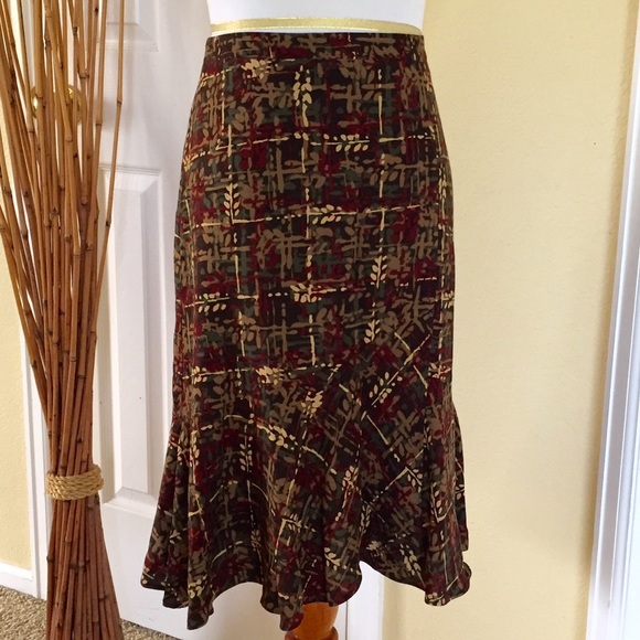 LOFT adorable fall boot skirt