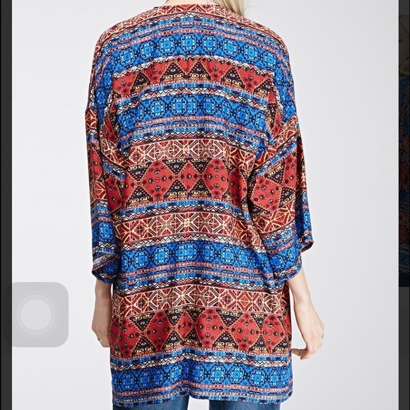 Forever 21 abstract print kimono - Picture 2 of 3