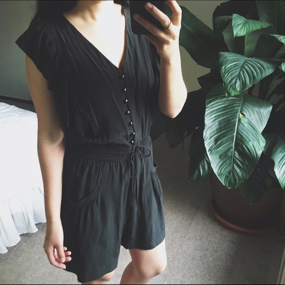 K E E P I N G // THE LIMITED/ silk romper - Picture 5 of 6