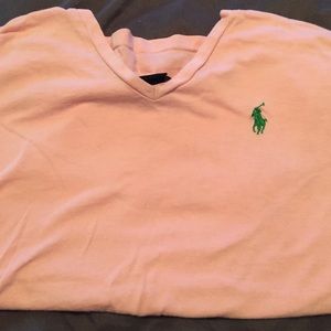 V neck polo