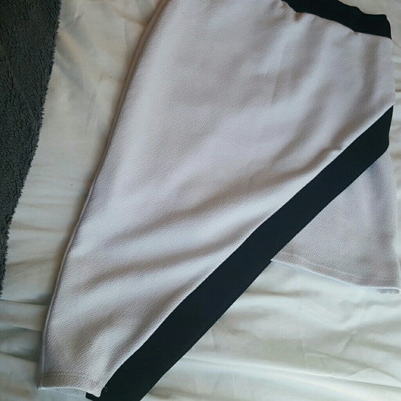 Textured Asymmetrical Skirt