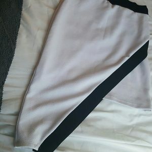 Textured Asymmetrical Skirt