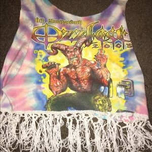Ozzfest decorated t shirt