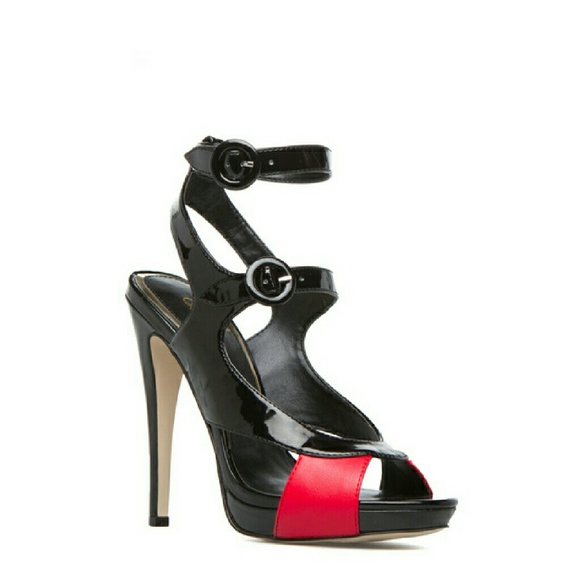 Black retro heels - Picture 3 of 3