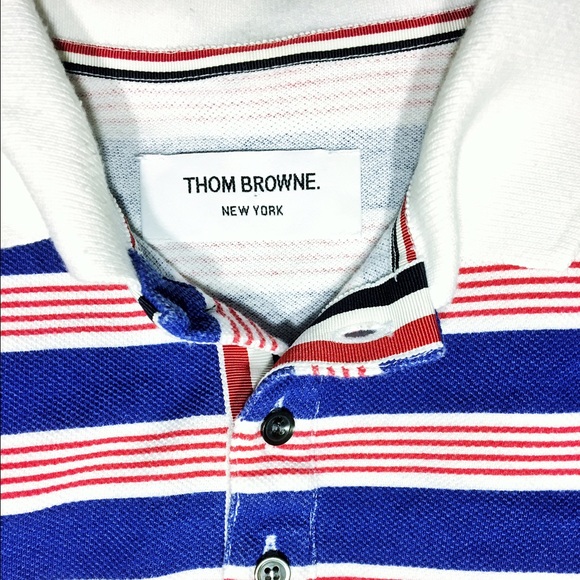 Thom Browne Striped Polo - image 1