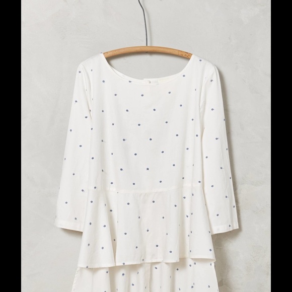 Anthropologie Dotti Peplum Top