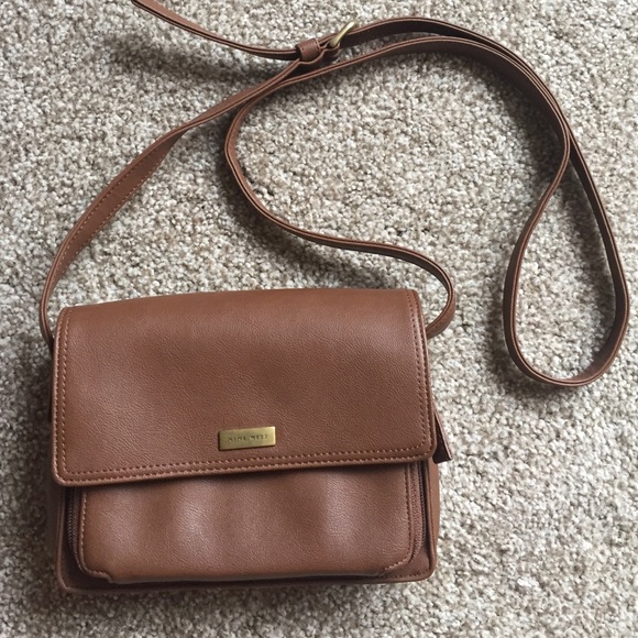 Nine West Tobacco/Luggage Brown Crossbody Bag