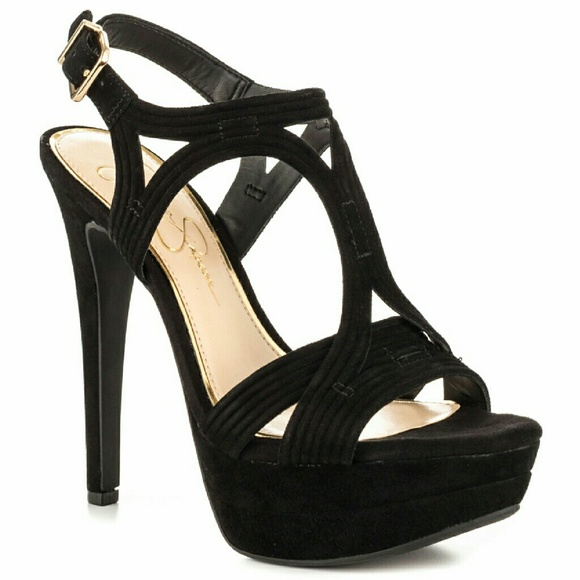 Jessica Simpson Black Heels - Picture 2 of 3