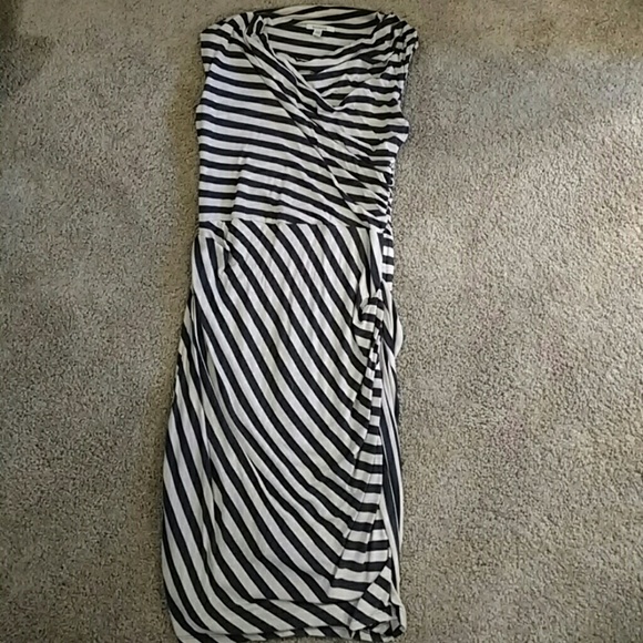 Anthropologie Given Then Gathered Column Dress