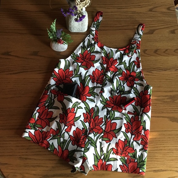 Forever 21 Denim - New! Retro floral dress romper