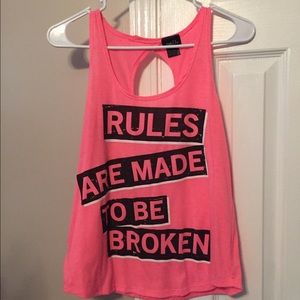 😍25% off 2+😍Medium pink sassy tank top