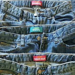 3 Pairs Girls Size 14 Old Navy Jeans