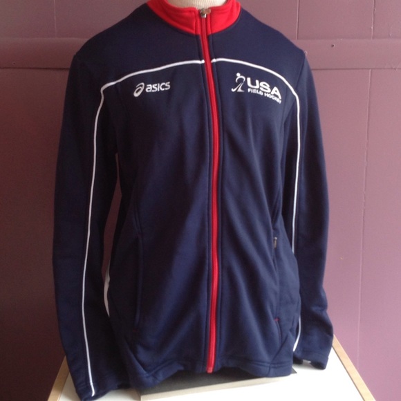 asics warm up jacket