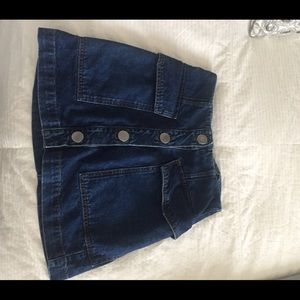 DENIM TOPSHOP SKIRT