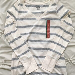 Mossimo Supply Co. Striped Long Sleeve Shirt