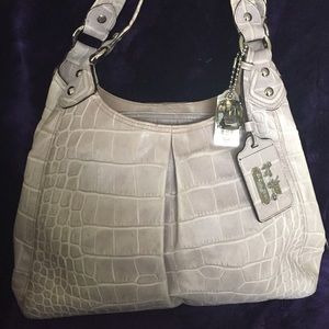 Coach purple hobo bag