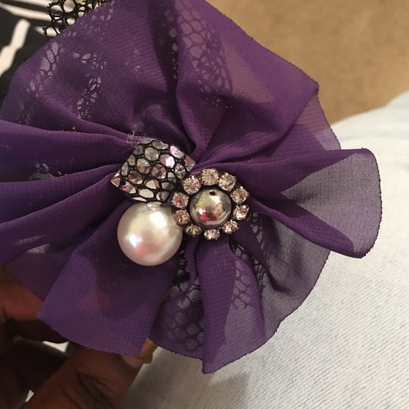 A lovely floral headband.