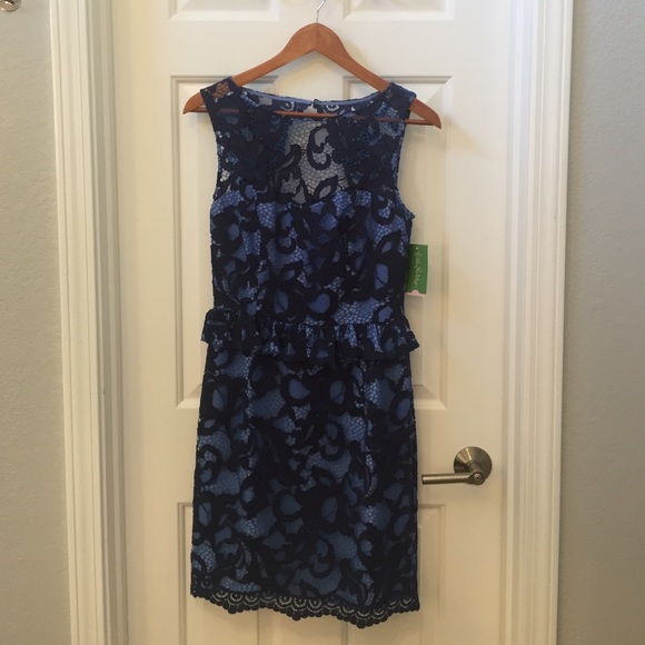 Lilly Pulitzer Kiri Peplum dress size 4