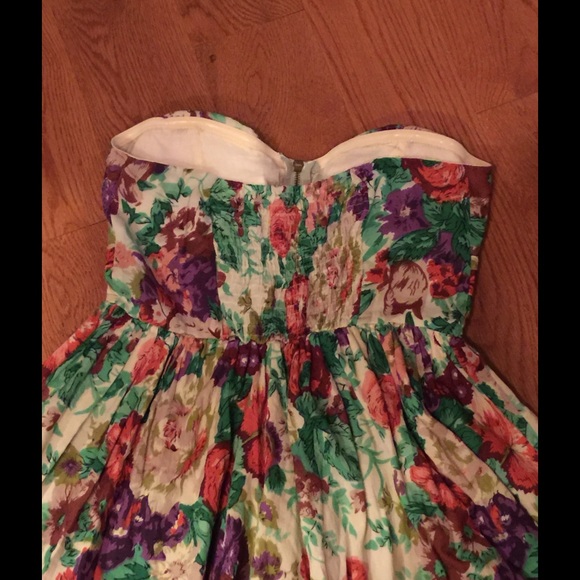 American Rag Strapless Floral Dress - Picture 3 of 4