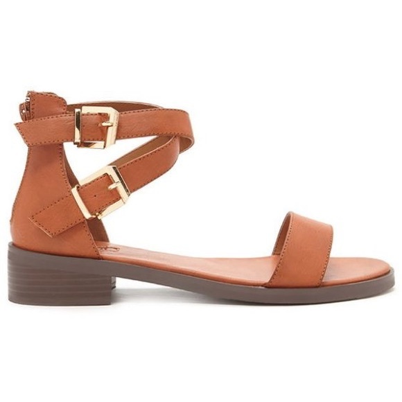 Faux Leather Sandals