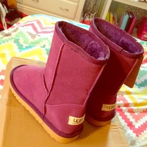 Size 7 Brand New Classic Tall Purple Uggs