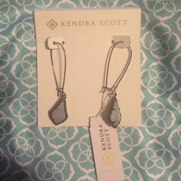 Kendra Scott Opalite Lori earrings NWT