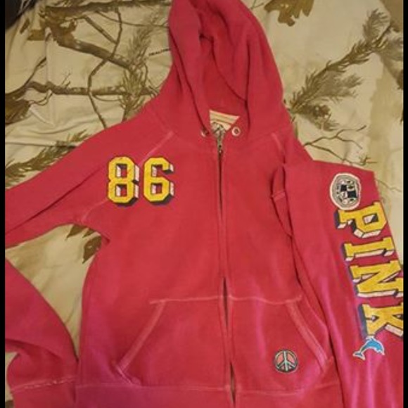 Pink hoodie