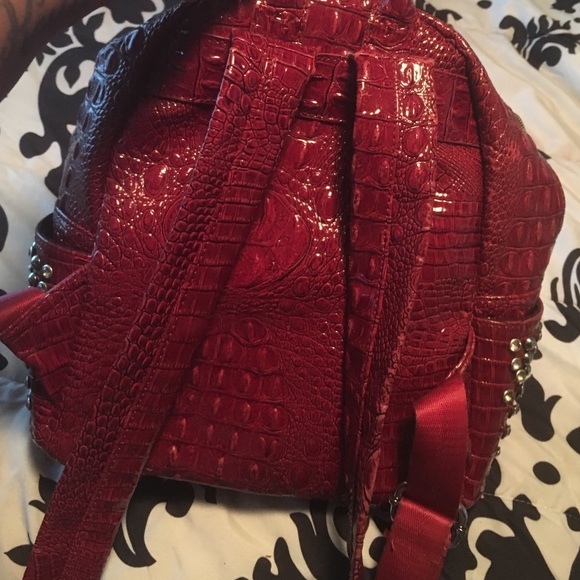 Red back pack / book bag main image 4