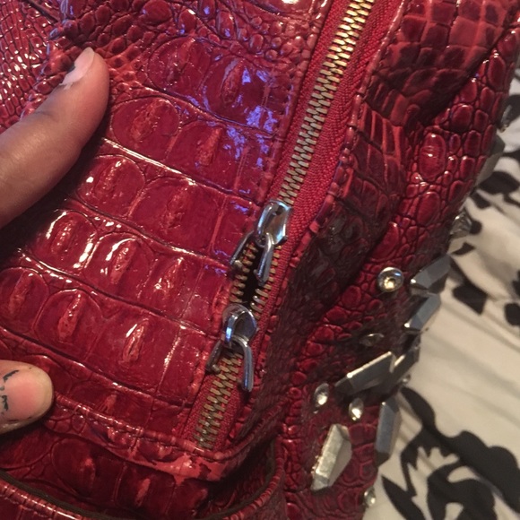 Red back pack / book bag